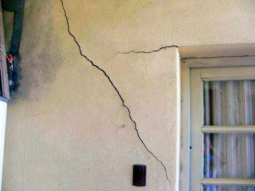 Grietas en las paredes